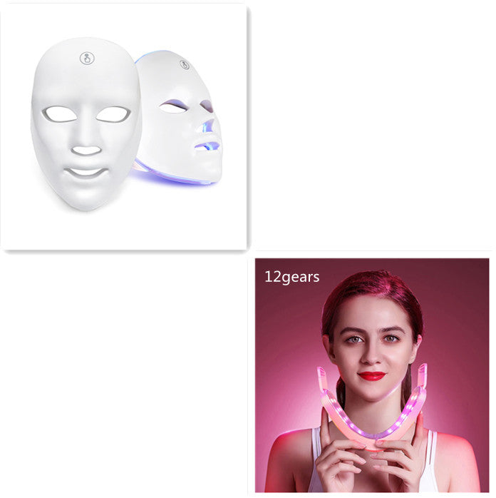 Rechargeable Beauty Mask Seven Color Light
